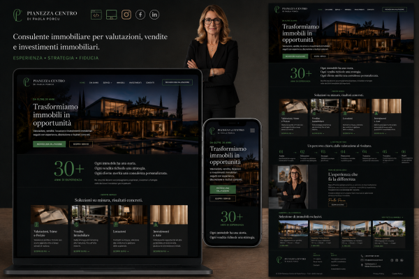 Esempio sito web per agenti immobiliari e agenzie immobiliari e broker immobiliare