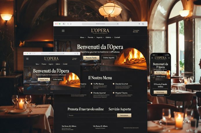 ANTEPRIMA SITO WEB PIZZERIA LAWD
